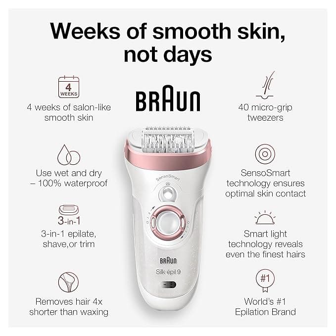 اپیلاتور براون سری 9 مدل Braun SES9880 — تصویر ۷
