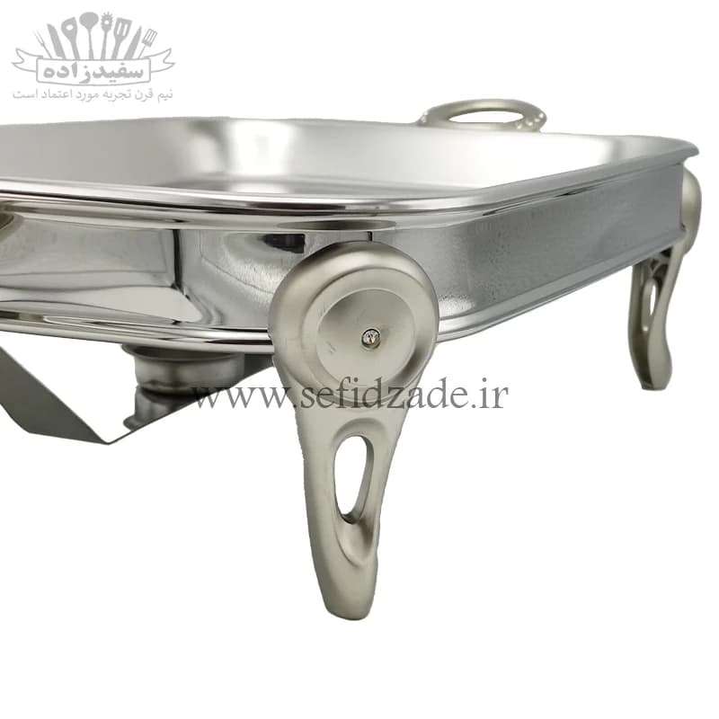سوفله برنج خوری استیل سلینا مدل نگین 93517 — تصویر ۲
