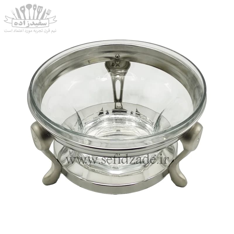 سوفله سالاد خوری استیل سلینا مدل نگین 93511 — تصویر ۹