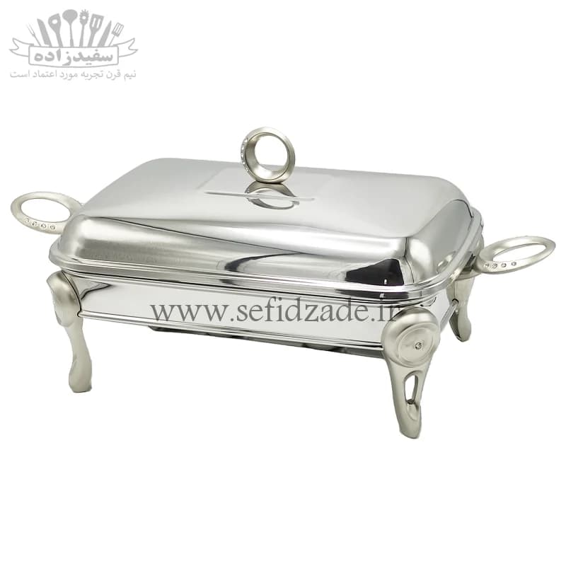 سوفله خوری استیل سلینا مدل نگین سایز بزرگ 93514
