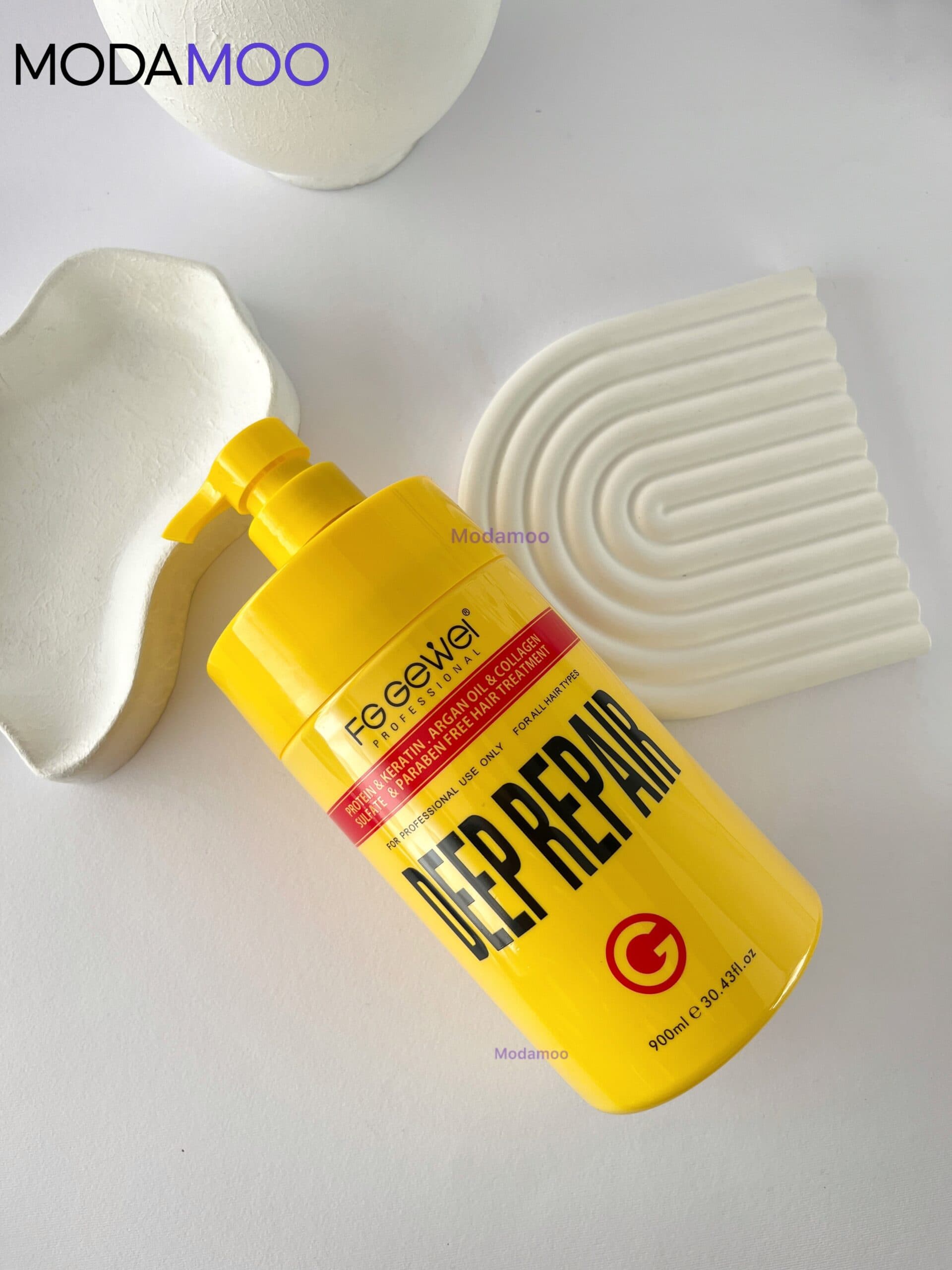 ماسک مو ترمیم کننده عمیق نانو اف جی زرد (اورجینال) FG Gewel Deep Repair — تصویر ۵