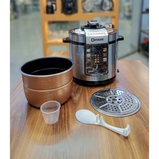 زودپز برقی همه کاره دسینی با منو تصویری رنگی مدل DS-450 — تصویر ۲