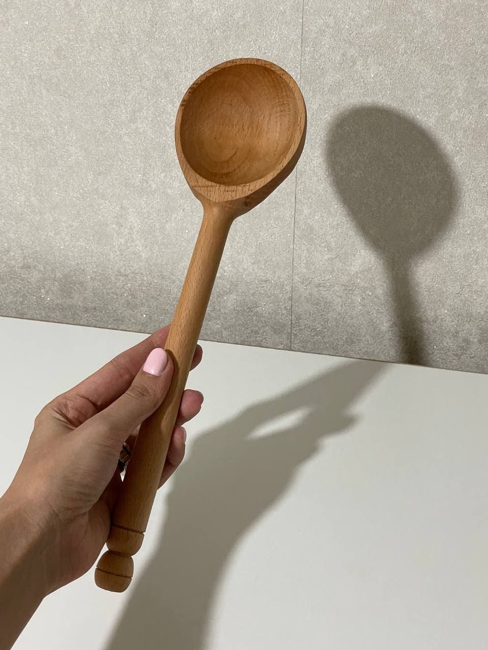 ملاقه چوبی خراطی کوچک 805 — تصویر ۶