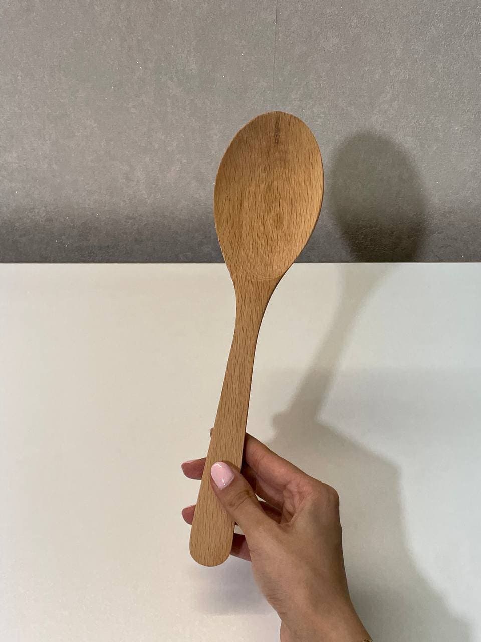 قاشق چوبی بزرگ دست ساز 801 — تصویر ۴