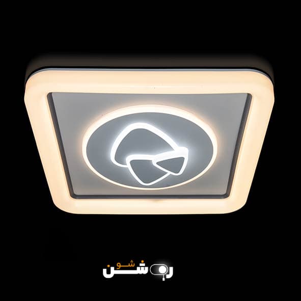 چراغ سقفی مربع LED ویمکس 72 وات 4 حالته طرح مثلث — تصویر ۲