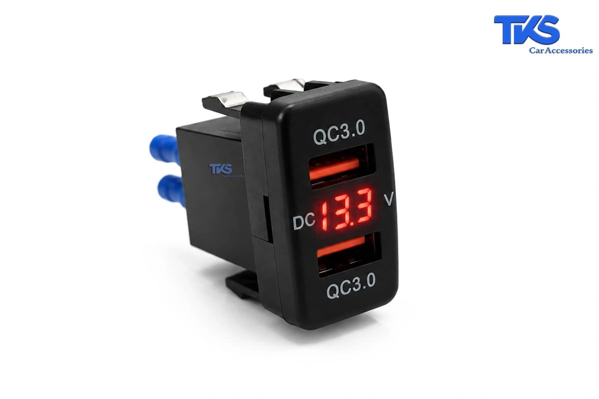 شارژر پورت USB توکار خودرو کد TK30 — تصویر ۱۰