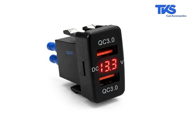 شارژر پورت USB توکار خودرو کد TK30