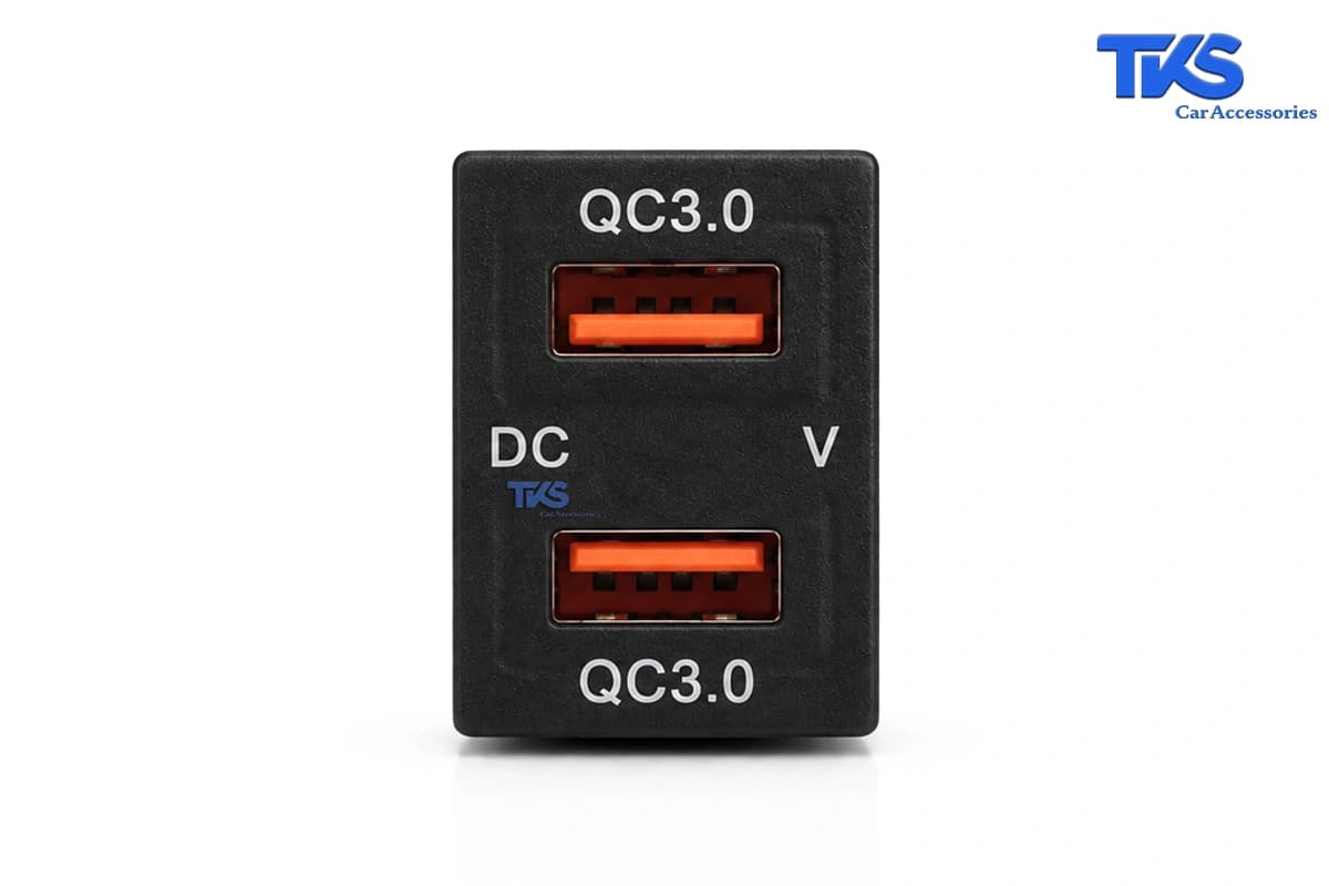 شارژر پورت USB توکار خودرو کد TK28 — تصویر ۳