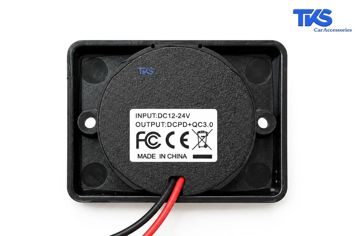 پنل شارژر USB روکار خودرو کد TK27 — تصویر ۹