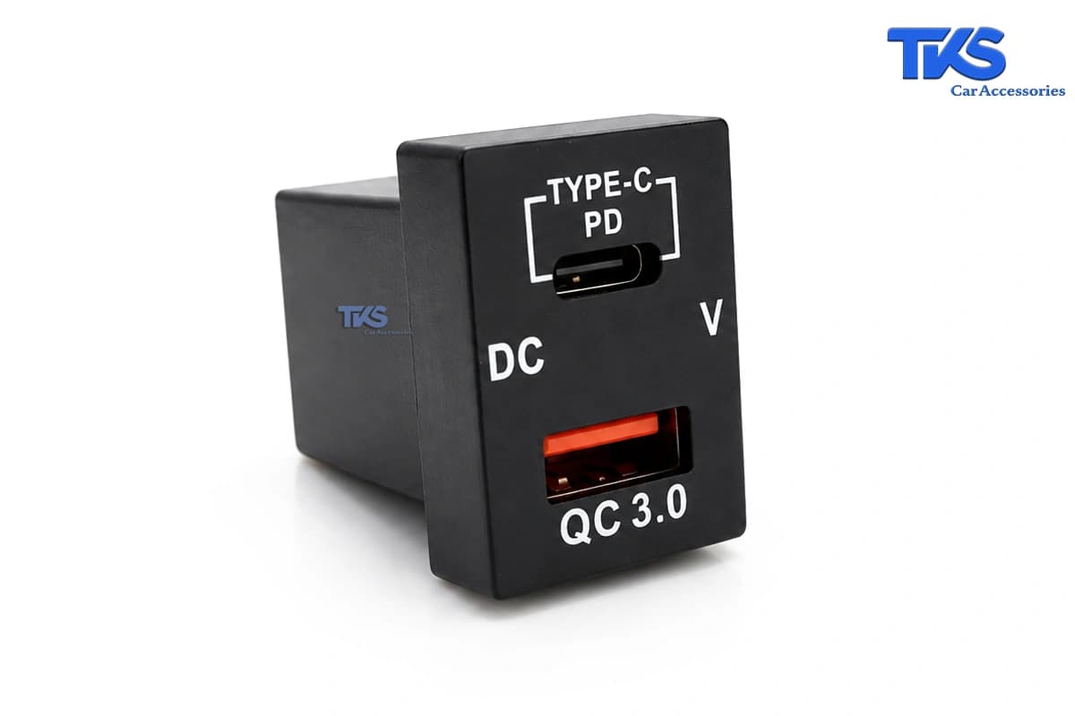 شارژر پورت USB توکار خودرو کد TK26 — تصویر ۶