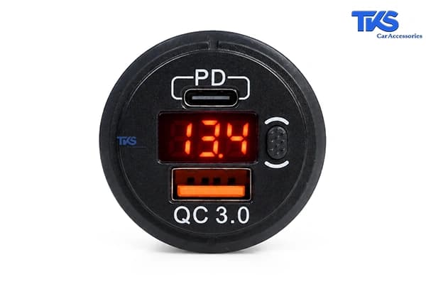 شارژر پورت USB توکار خودرو کد TK25