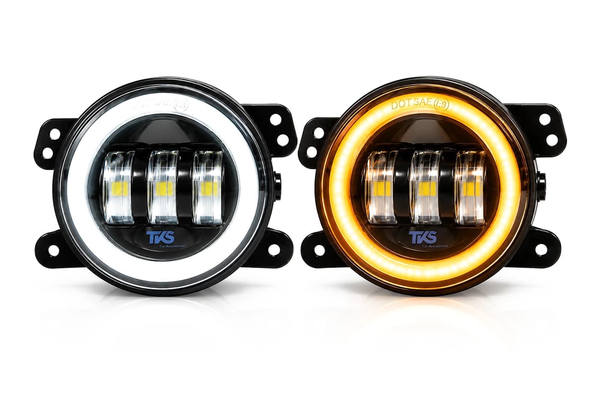 پروژکتور LED (کد 169) طرح تایگر 3.5 اینچ (جفت) — تصویر ۱۰