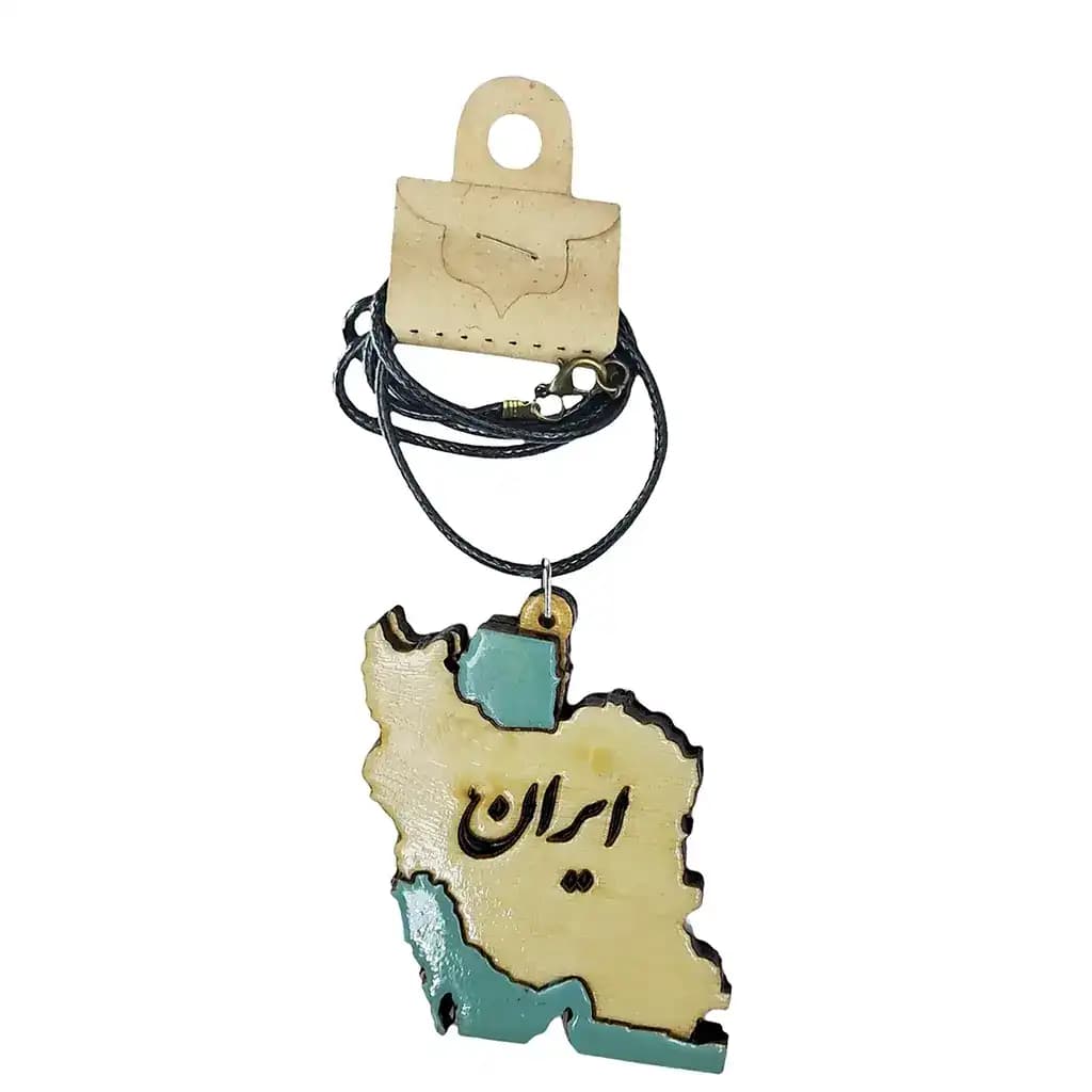 گردنبند طرح نقشه ایران — تصویر ۳
