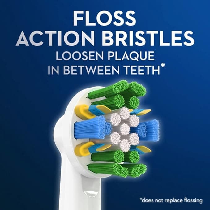 سری یدک مسواک برقی اورال-بی Floss Action بسته 4 عددی — تصویر ۵