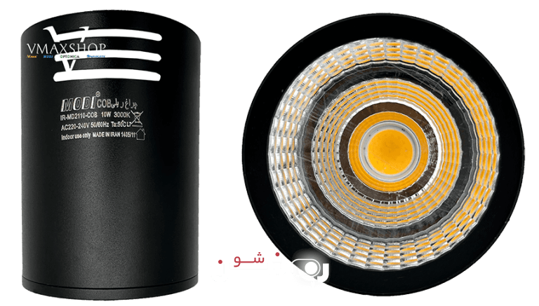 چراغ سیلندری COB مودی ۱۰ وات — تصویر ۶