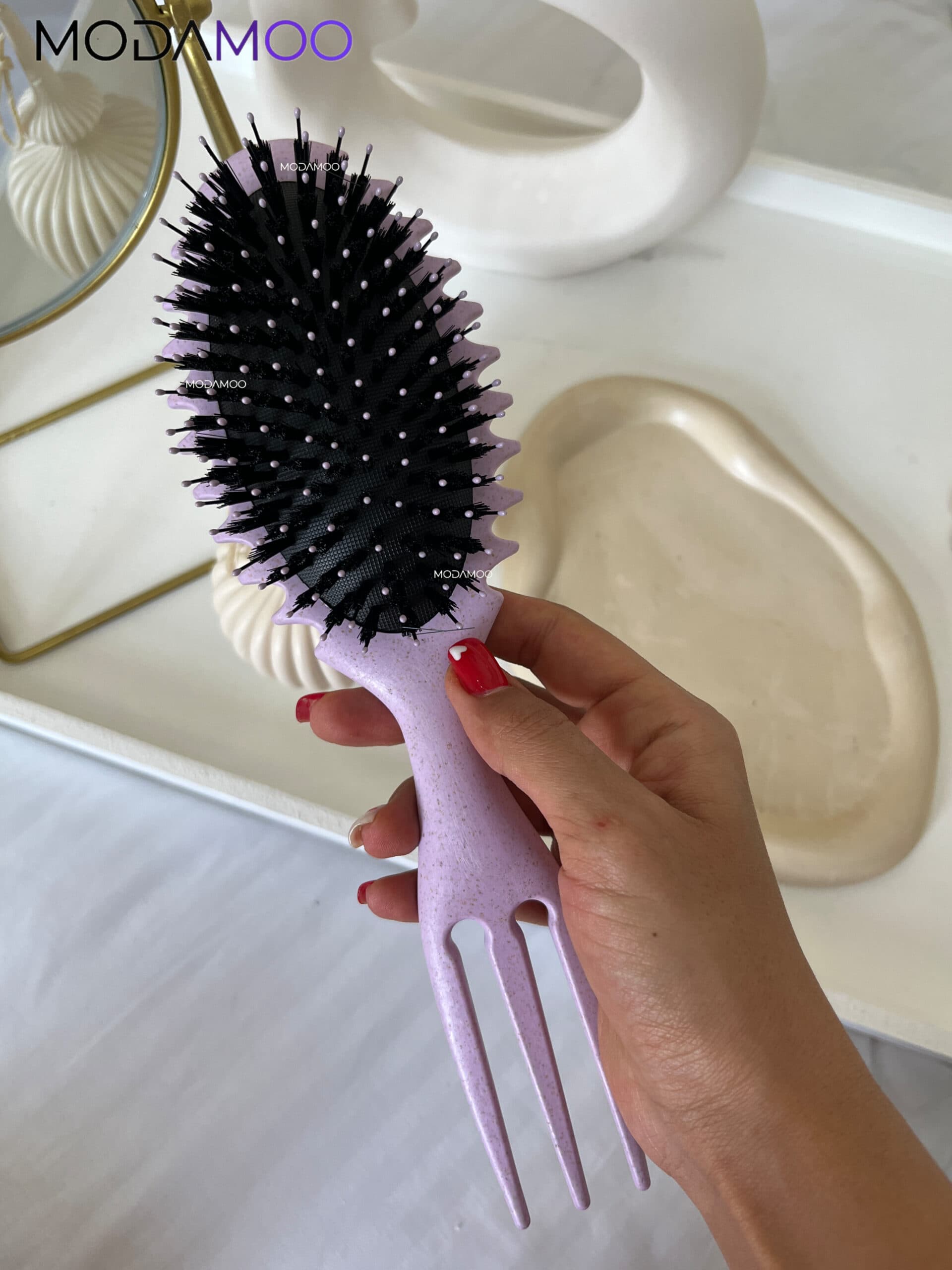 برس استایل موی فر باونس کرل پیک دار(پوش مو) bounce curl — تصویر ۹
