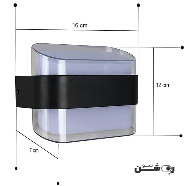 چراغ دیواری فانتزی 6 وات مودی — تصویر ۱۱