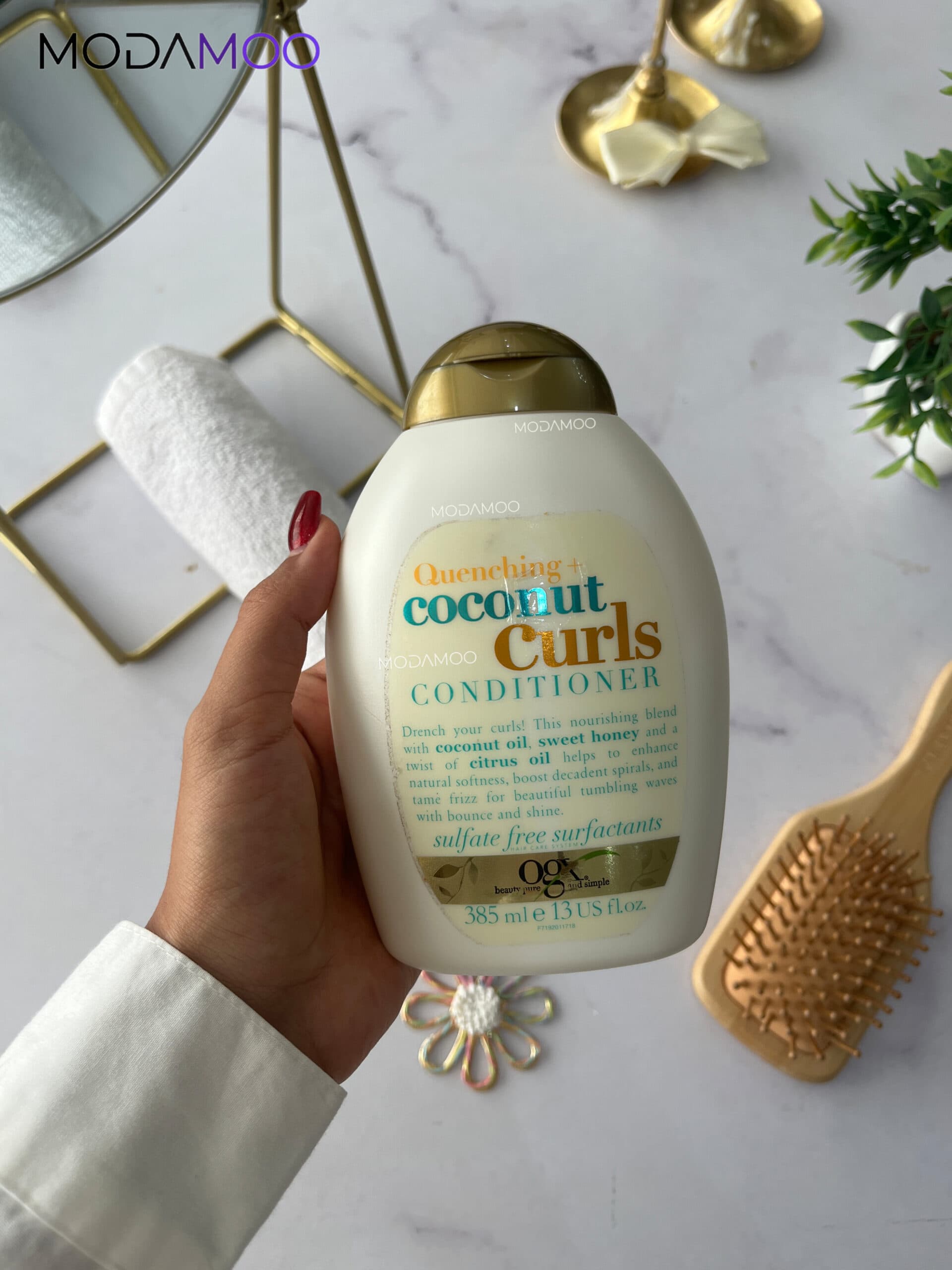 نرم کننده موی فر کوکونات کرل او جی ایکس ogx coconut curl conditioner — تصویر ۲