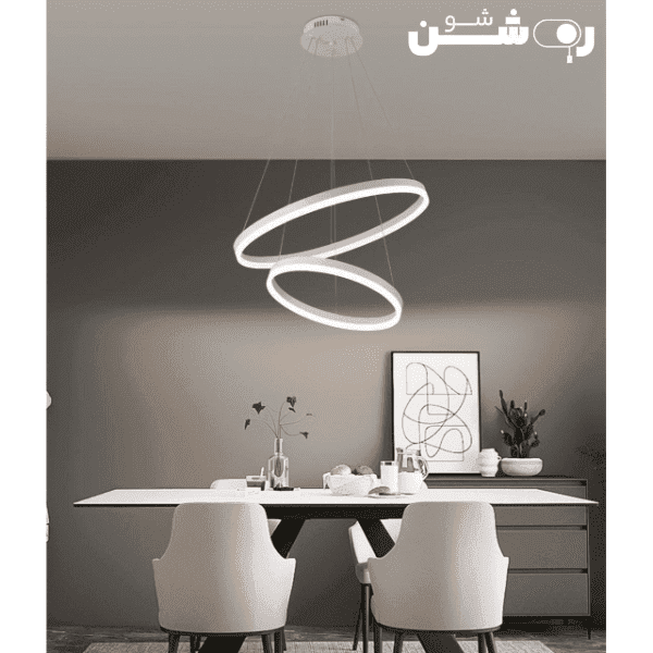 لوستر دو حلقه سایز 60، 80 سه حالته 90 وات ویمکس — تصویر ۳