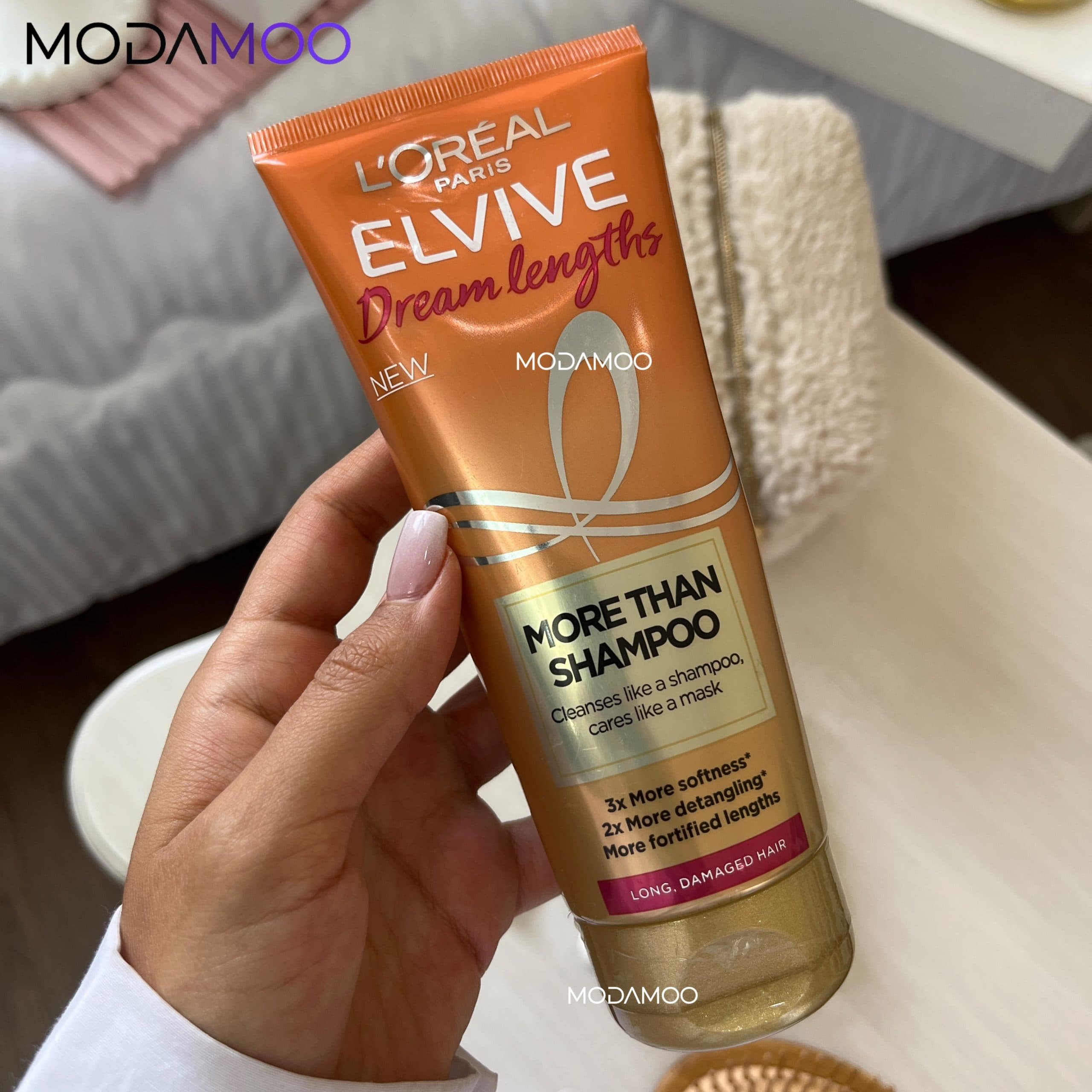شامپو ماسک موهای بلند و آسیب دیده لورال LOreal More Than Shampoo — تصویر ۵