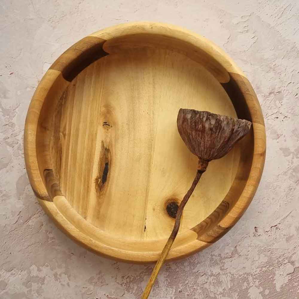 کاسه گرد چوبی — تصویر ۳
