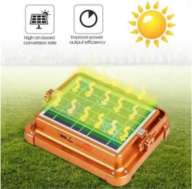 پروژکتور خورشیدی شارژی و چراغ پارکی سیار مدل Solar Light (ضدآب و پاوربانک‌دار) — تصویر ۶