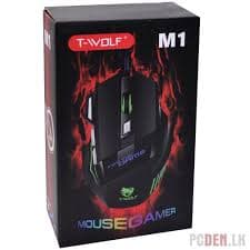موس گیمینگ سیم دار تی ولف مدل T-WOLF M1 — تصویر ۶