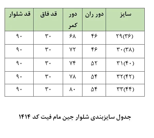 شلوار جین زنانه مدل مام فیت رنگ آبی کد 1414 — تصویر ۴