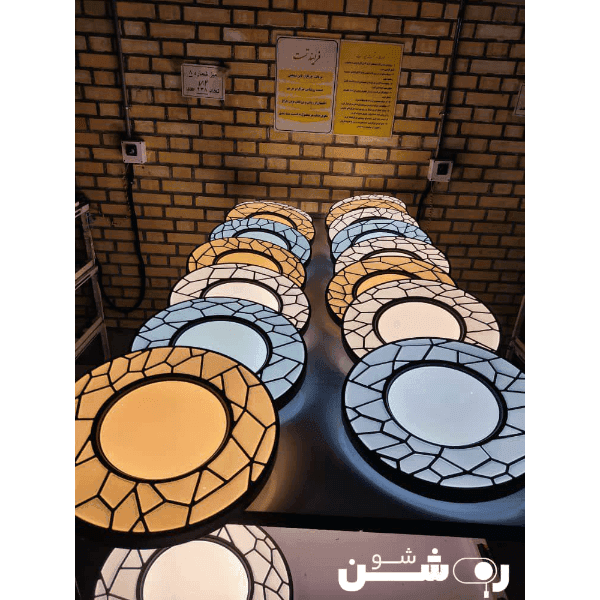 چراغ سقفی ۷۲ وات طرح سنگ مودی — تصویر ۵