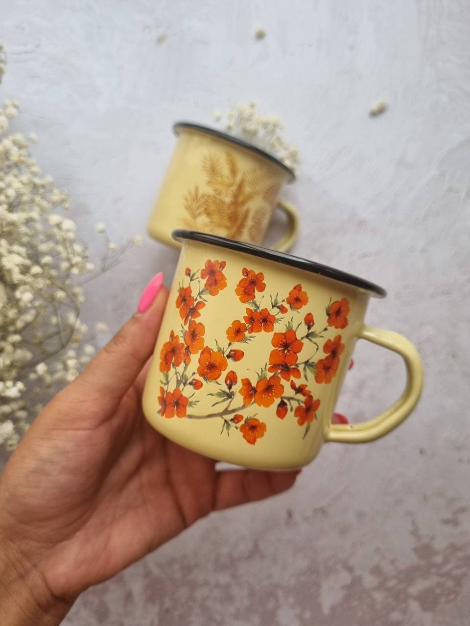 نیم لیوان لعابی گلدار( ۸۴۸۰) — تصویر ۵