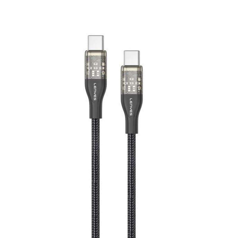 کابل شارژ تایپ سی به تایپ سی لنیس Lenyes-LC977 TC-TC — تصویر ۳