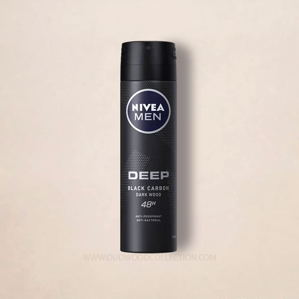اسپری نیوآ دیپ بلک کربن دارک وود – NIVEA Deep Black Carbon Dark Wood
