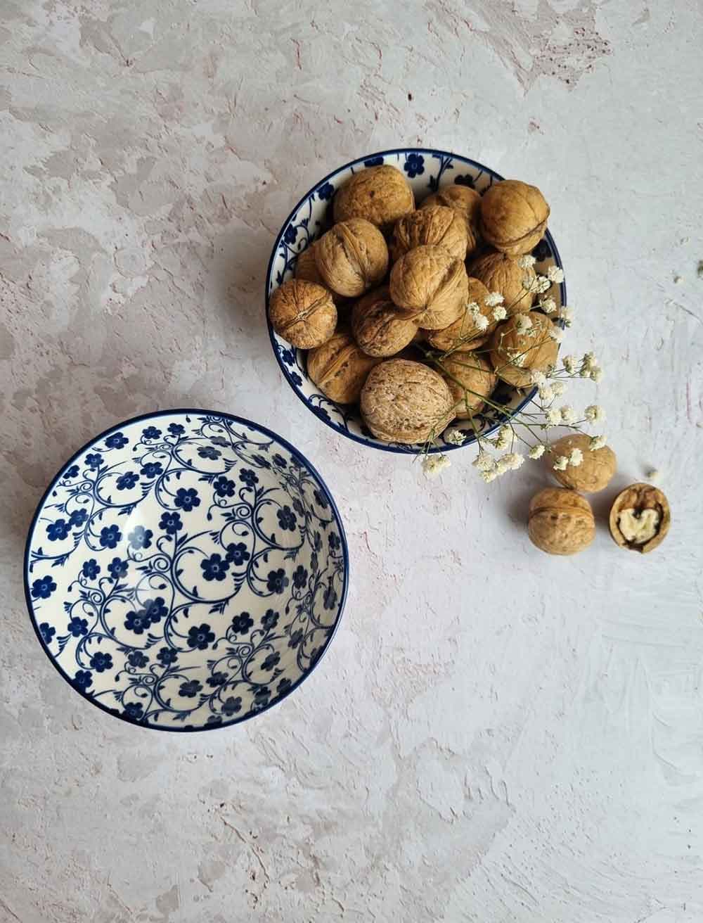 کاسه ماست سرامیکی گل ریز ابی دنی هوم (3349)