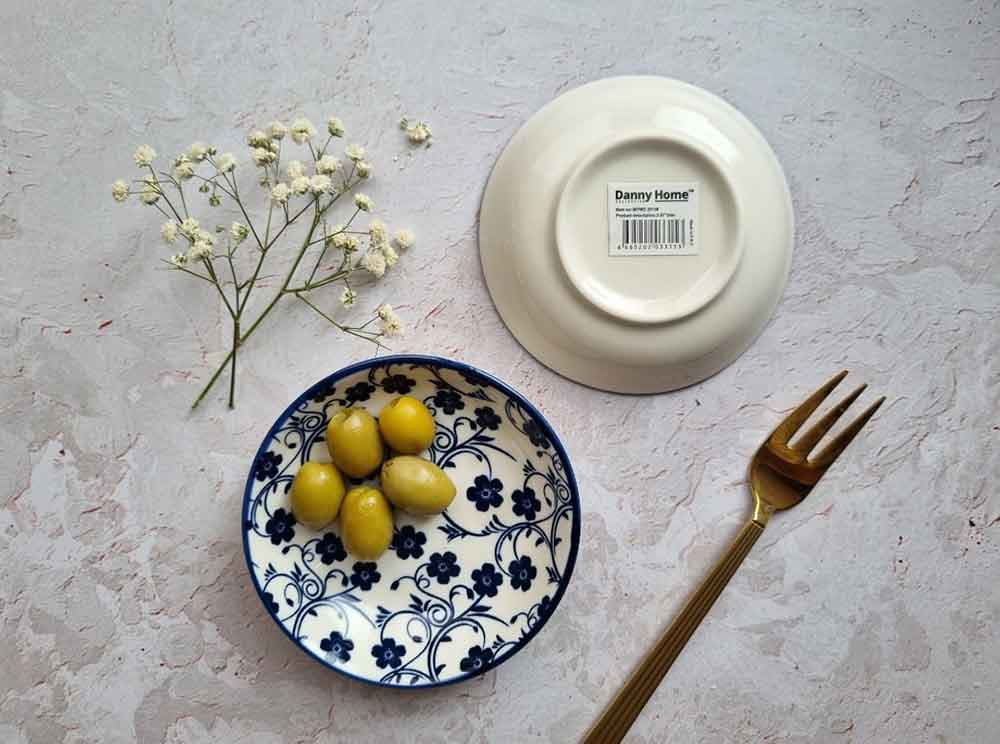 خرما خوری سرامیکی گل ریز ابی دنی هوم (3349) — تصویر ۲