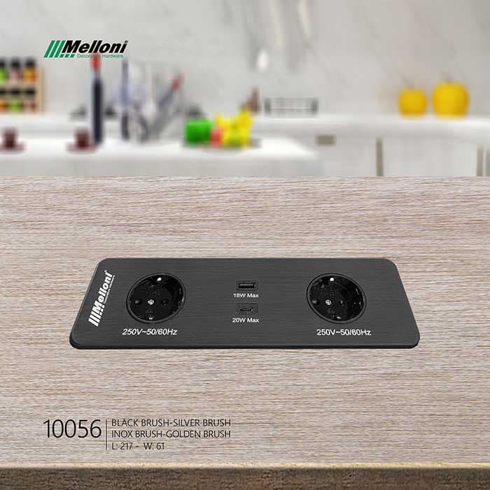 پریز توکار ملونی کد 10056 — تصویر ۷