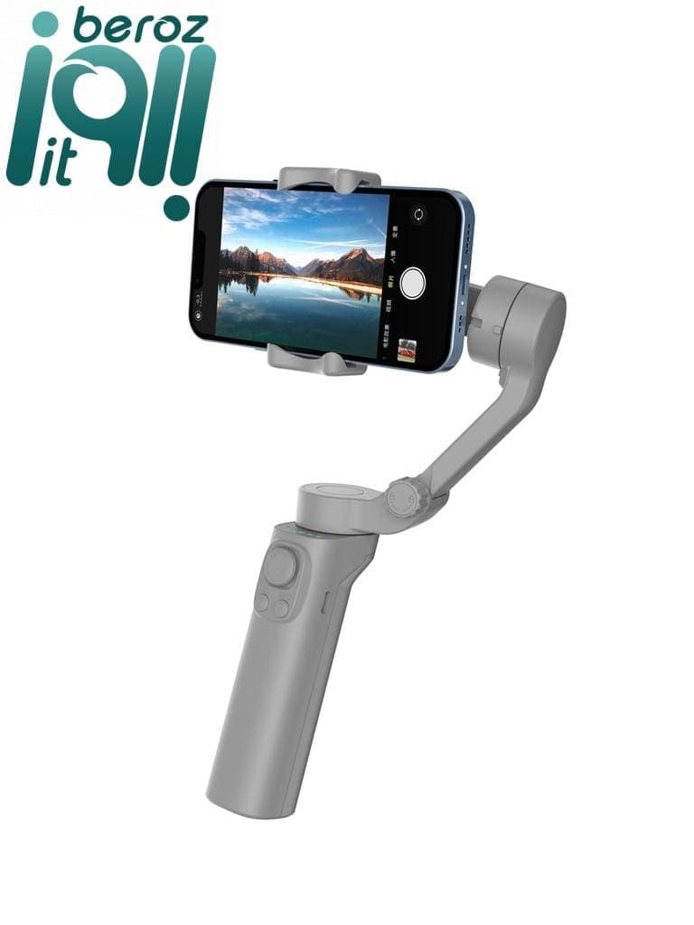 گیمبال و استبلایزر موبایل پرودو PORODO 3-AXIS GIMBAL STABILIZER P5 PD-3AXGMP5 با قابلیت تشخیص چهره — تصویر ۸