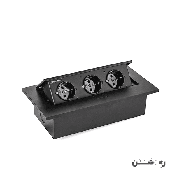 پریز توکار ملونی سه پریز کد 10016 — تصویر ۷