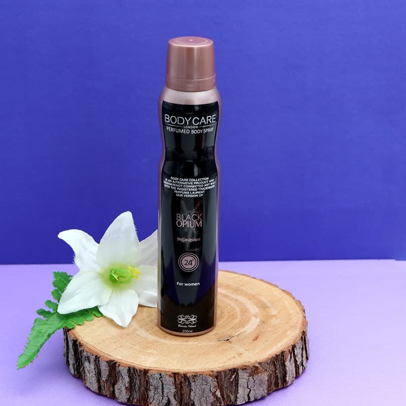 اسپری زنانه BLACK OPIUM بادی کر 200میل 90975
