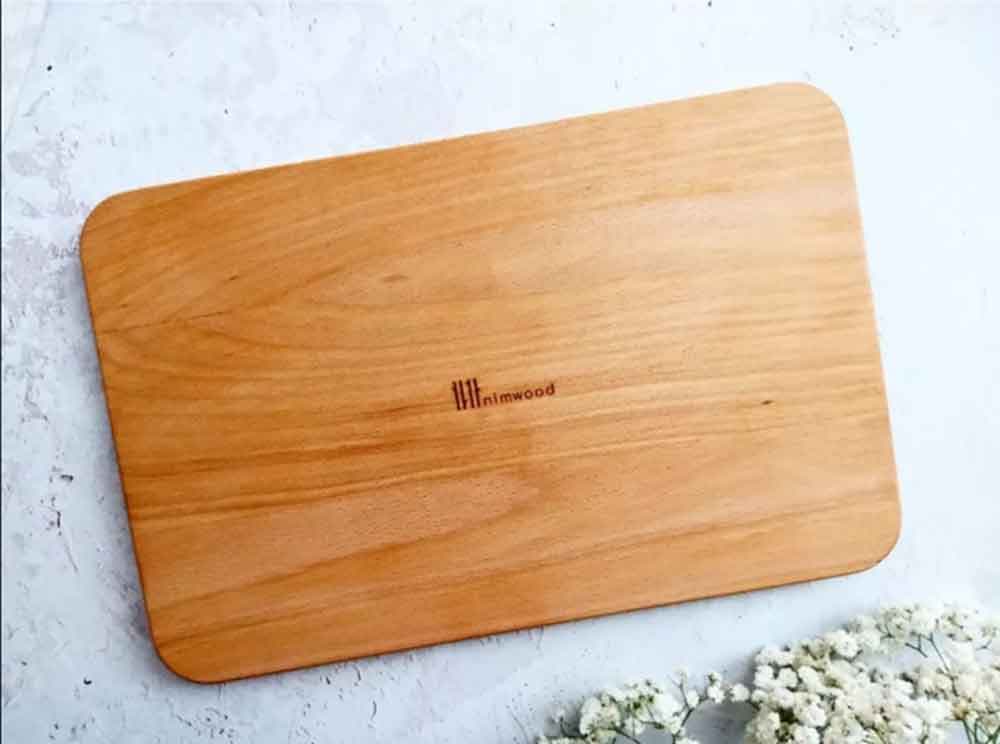 سینی چوبی کف هاشور بزرگ (776_5) — تصویر ۲