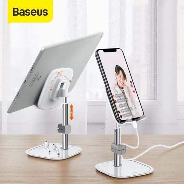هولدر و پایه نگهدارنده رومیزی بیسوس Baseus literary youth desktop bracket SUWY-01 — تصویر ۱۱