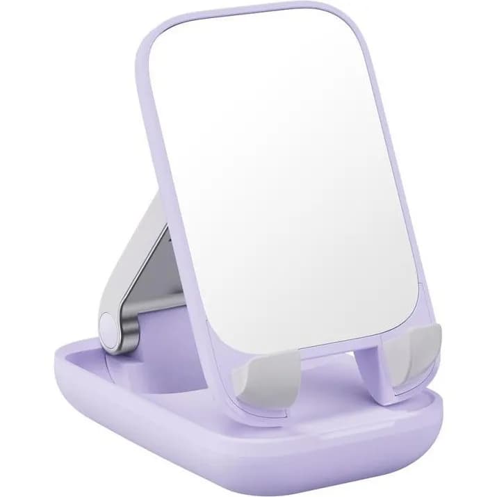 هولدر و پایه نگهدارنده رومیزی بیسوس BASEUS HP008 SEASHELL B10551501411 دارای آینه — تصویر ۶