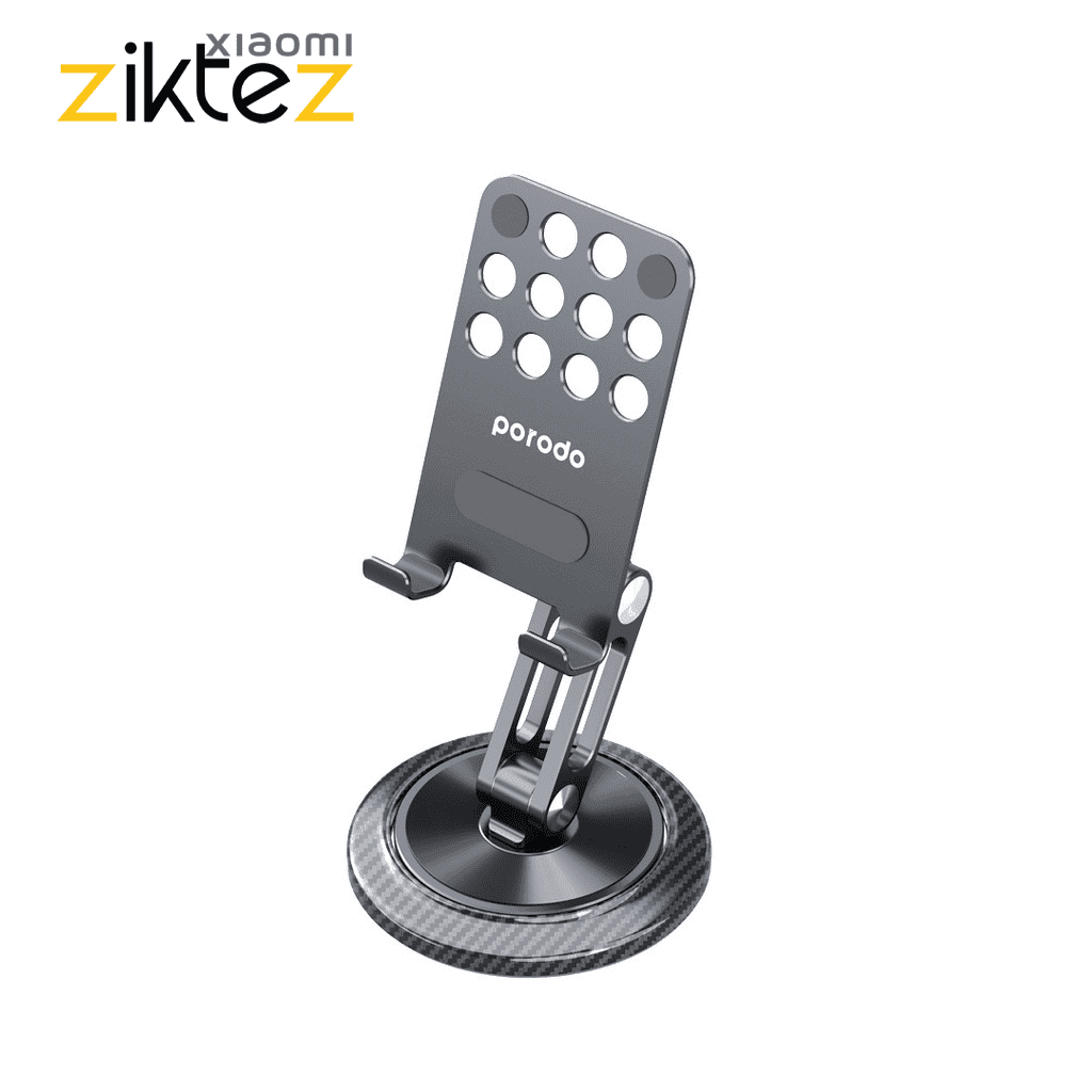 هولدر و پایه نگهدارنده رومیزی ۳۶۰ درجه پرودو Porodo PD-ACPS360 Phone Stand — تصویر ۹