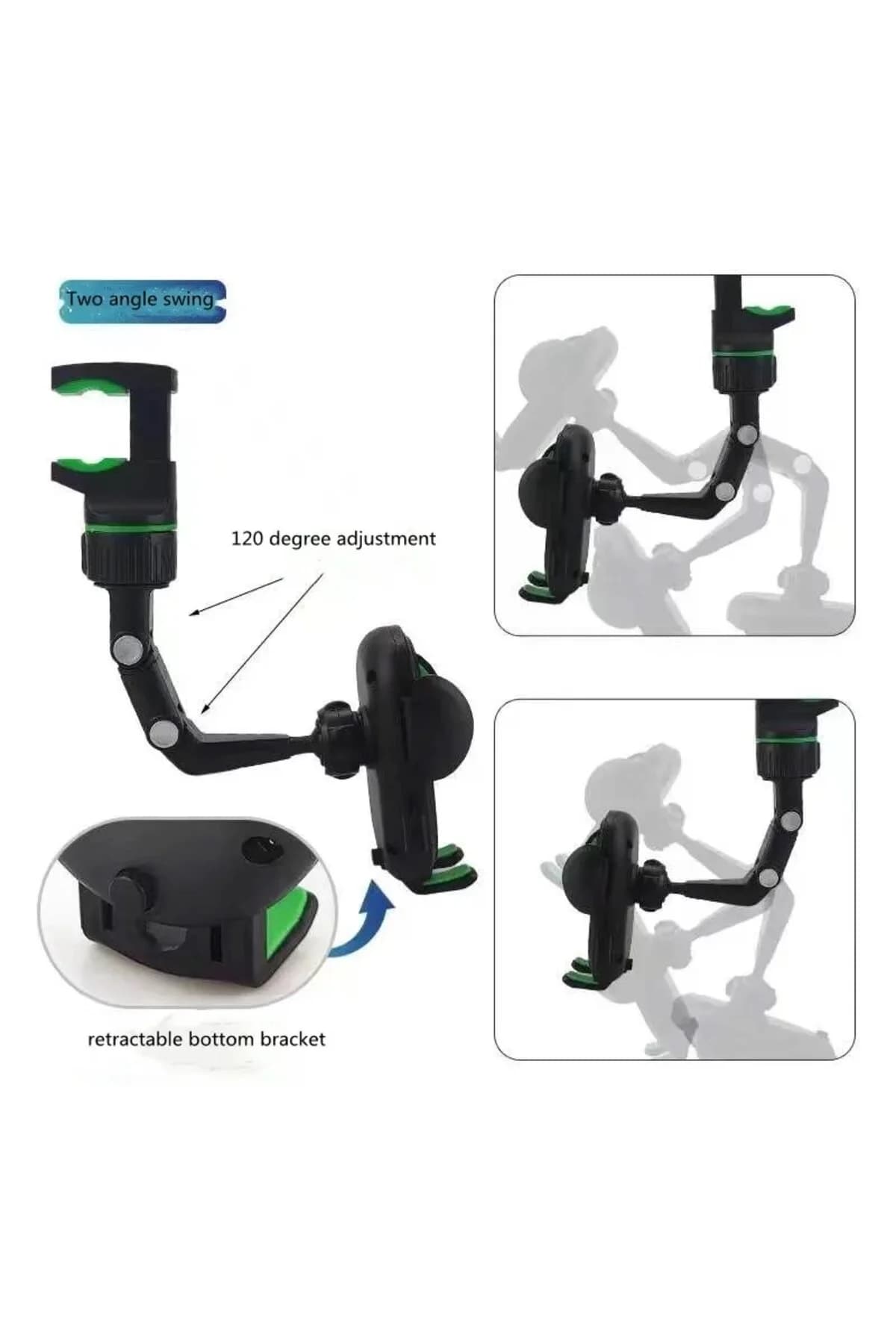 پایه نگهدارنده گوشی موبایل-Holder Universal Clip RT-618 — تصویر ۸