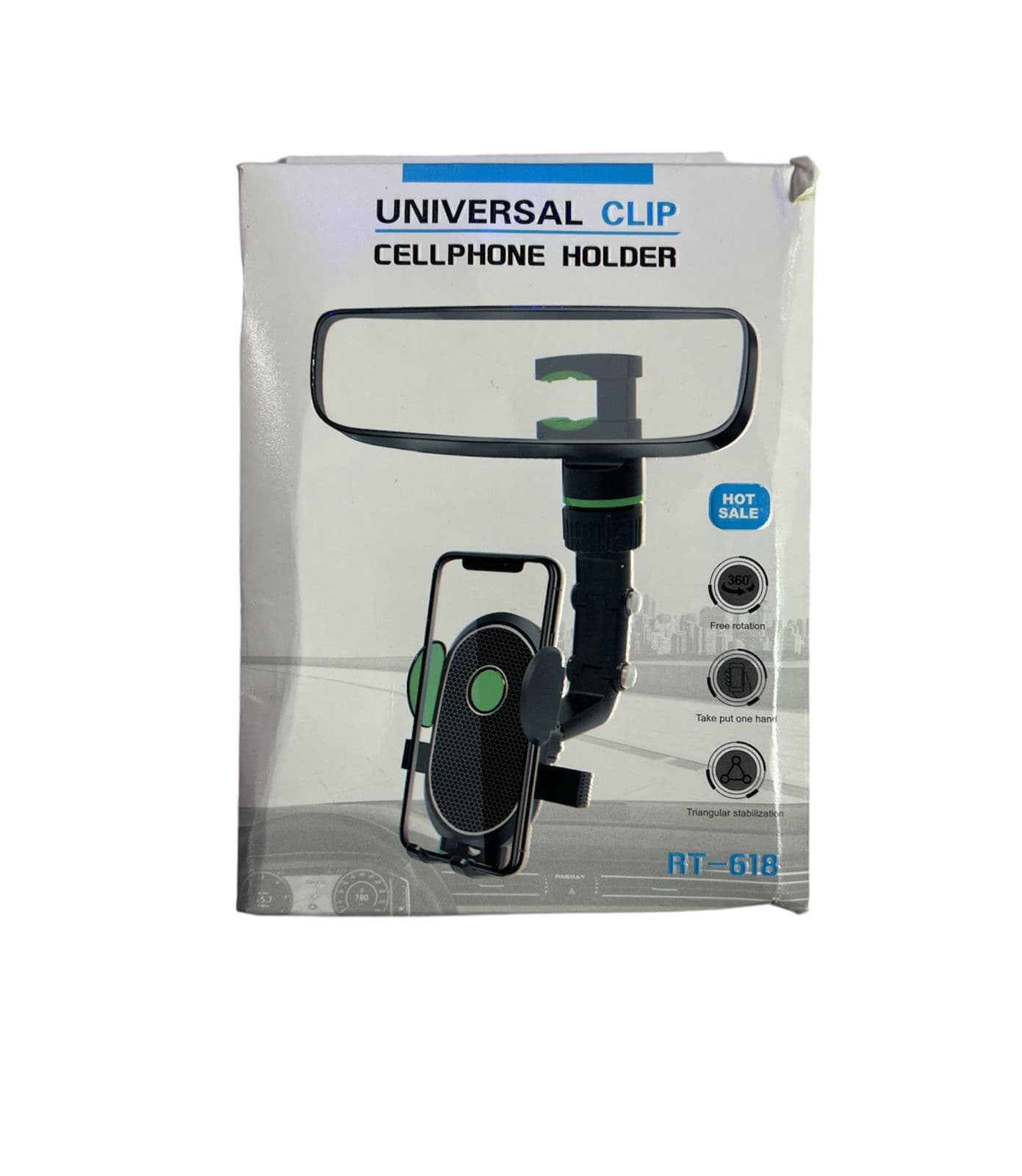 پایه نگهدارنده گوشی موبایل-Holder Universal Clip RT-618