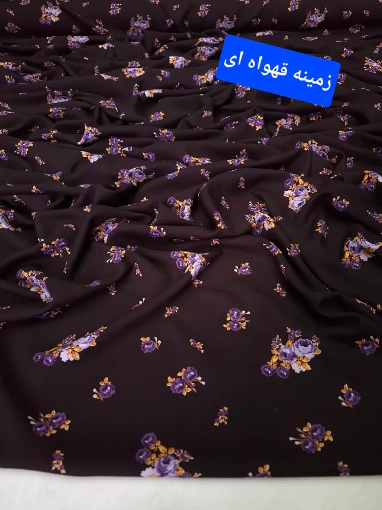 پارچه نخ کشمیر گاما قهوه ای — تصویر ۲