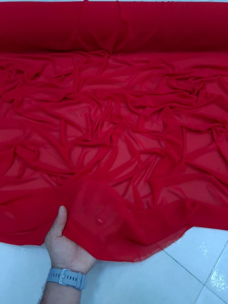 پارچه حریر اروپایی ساده 2