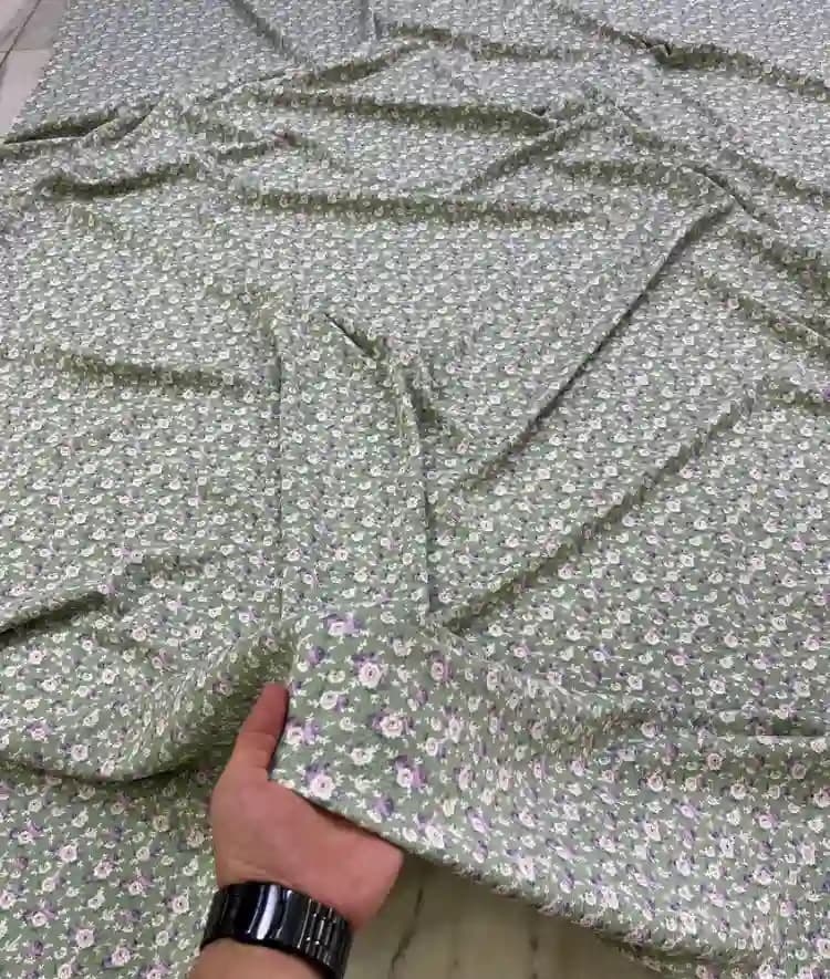 پارچه کرپ پفکی گرم بالا — تصویر ۶