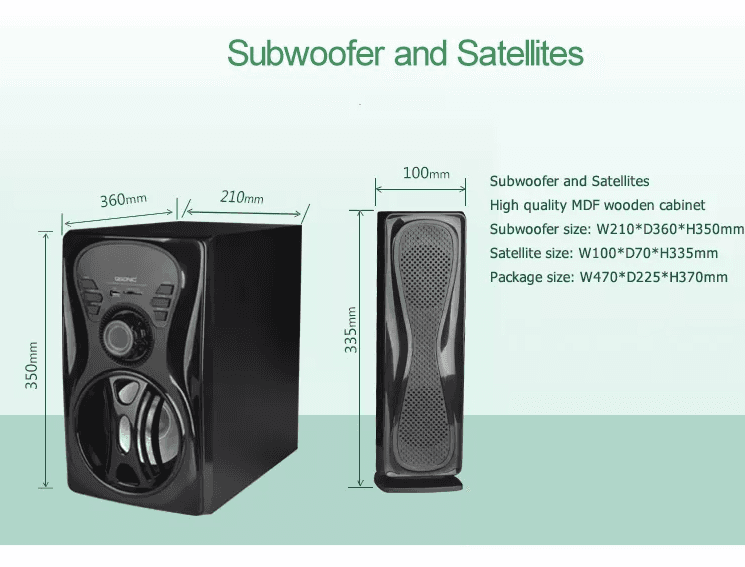 اسپیکر بلوتوثی مدل QSONIC DJ-6337 — تصویر ۶