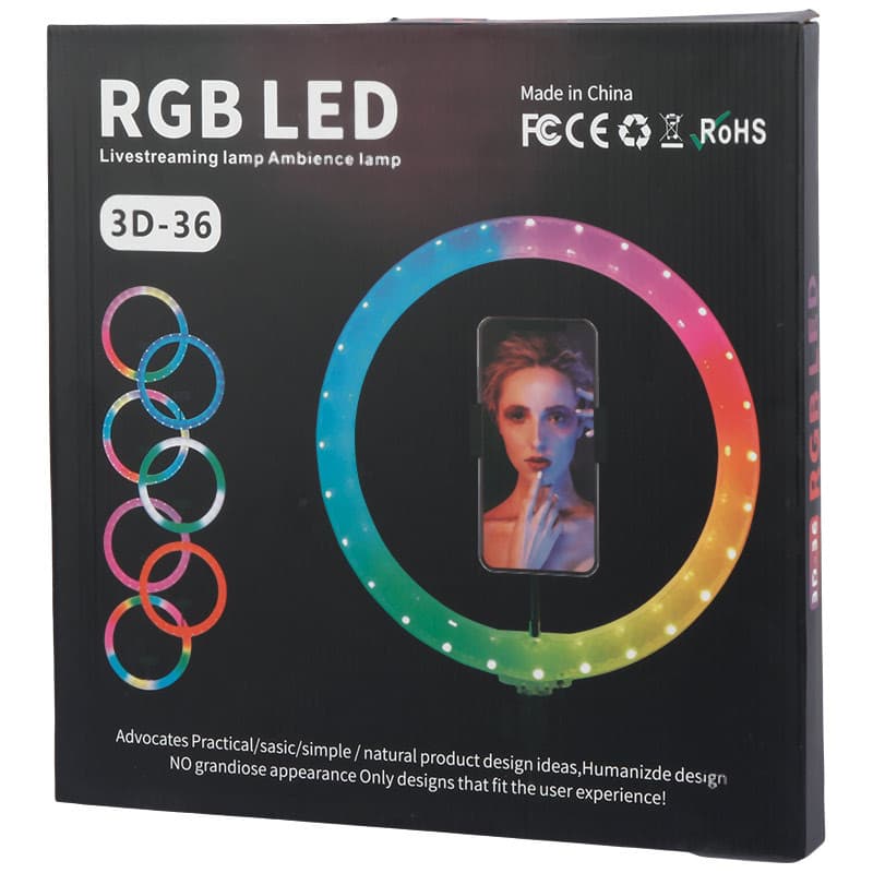 رینگ لایت مدل rgb 3d-36 — تصویر ۵