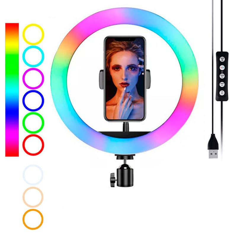 رینگ لایت مدل rgb 3d-36 — تصویر ۳